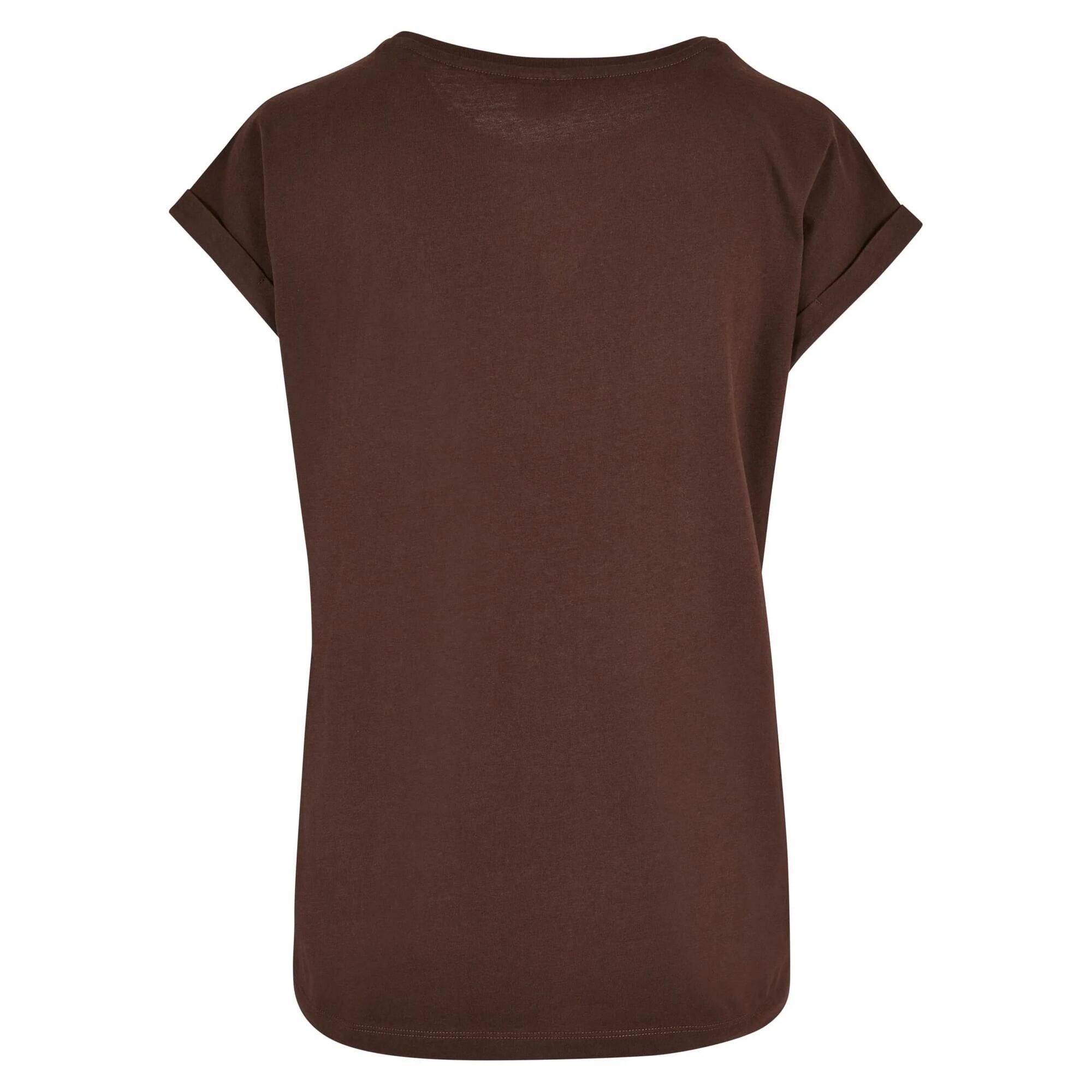 Maglietta Spalla Estendibile Donna Urban Classics Marrone 2/3