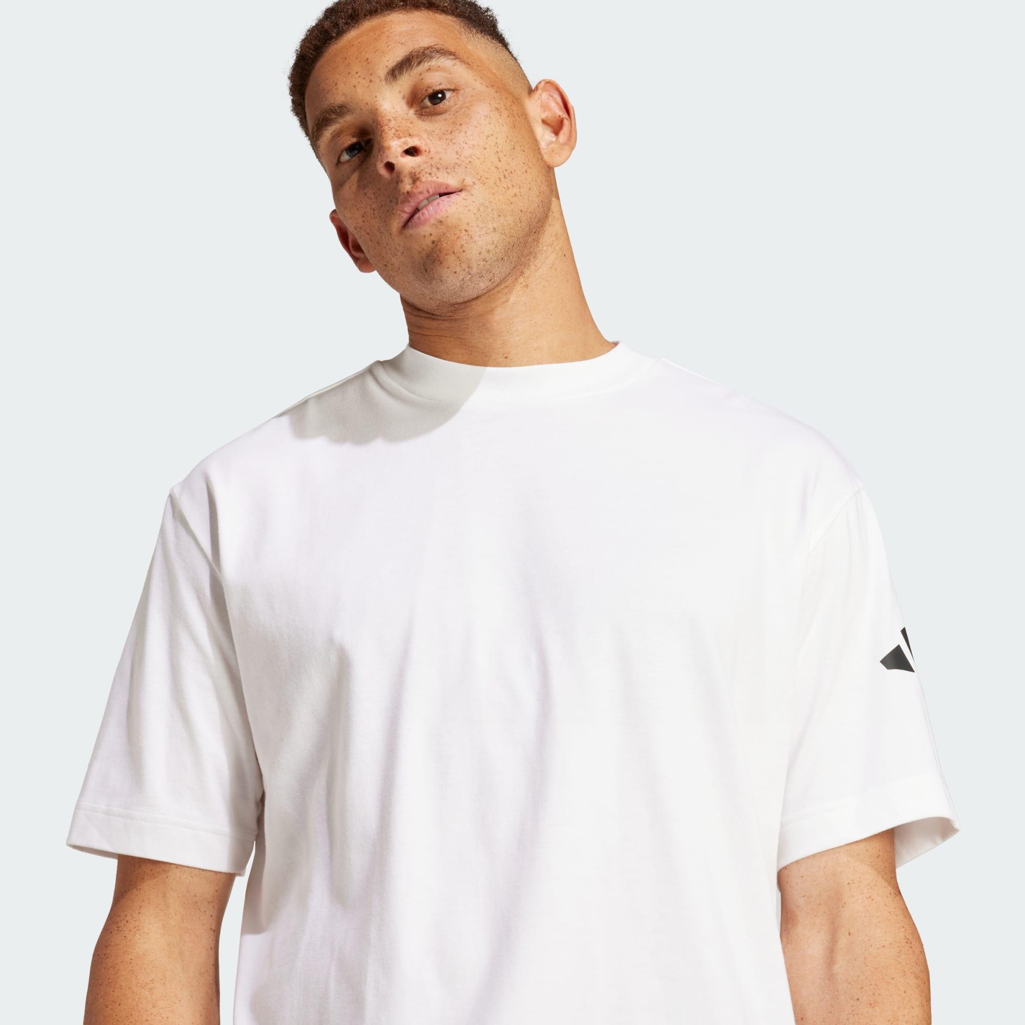 Essentials Loose Fit 3 Bar Logo T-Shirt 4/5