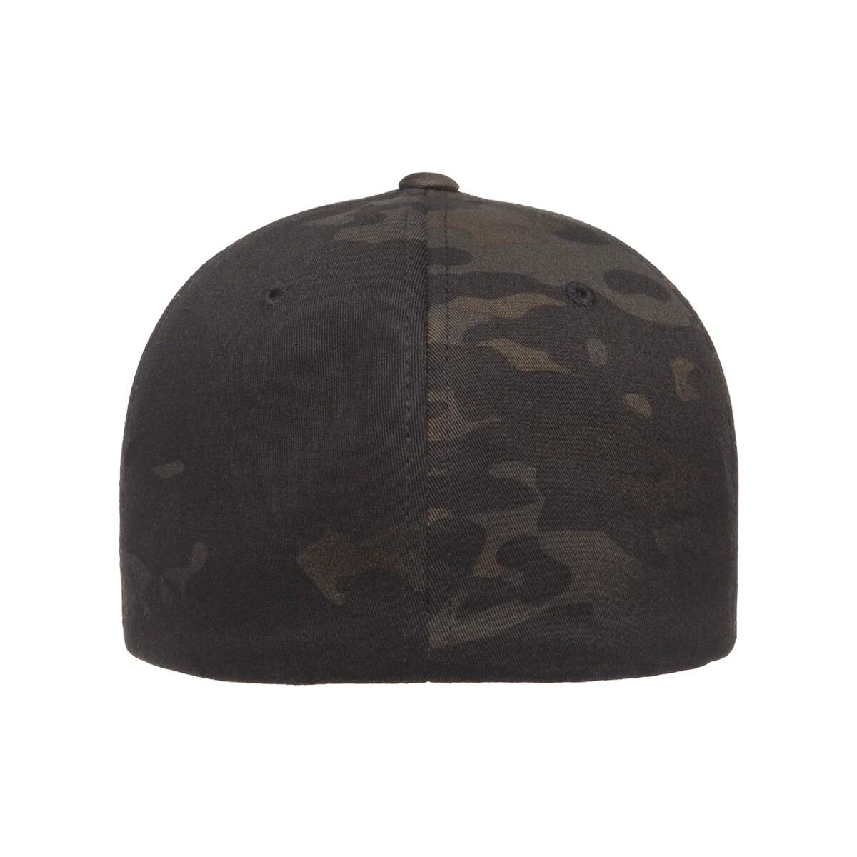 Cappellino Da Baseball Flexfit Multicam Nero 2/3