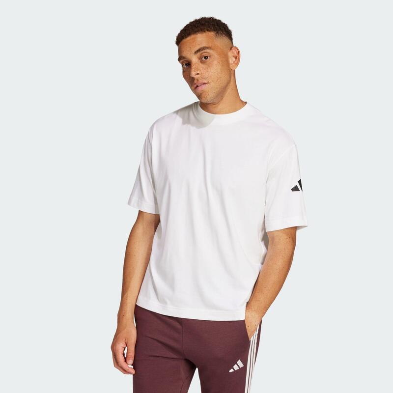 Essentials Loose Fit 3 Bar Logo T-Shirt