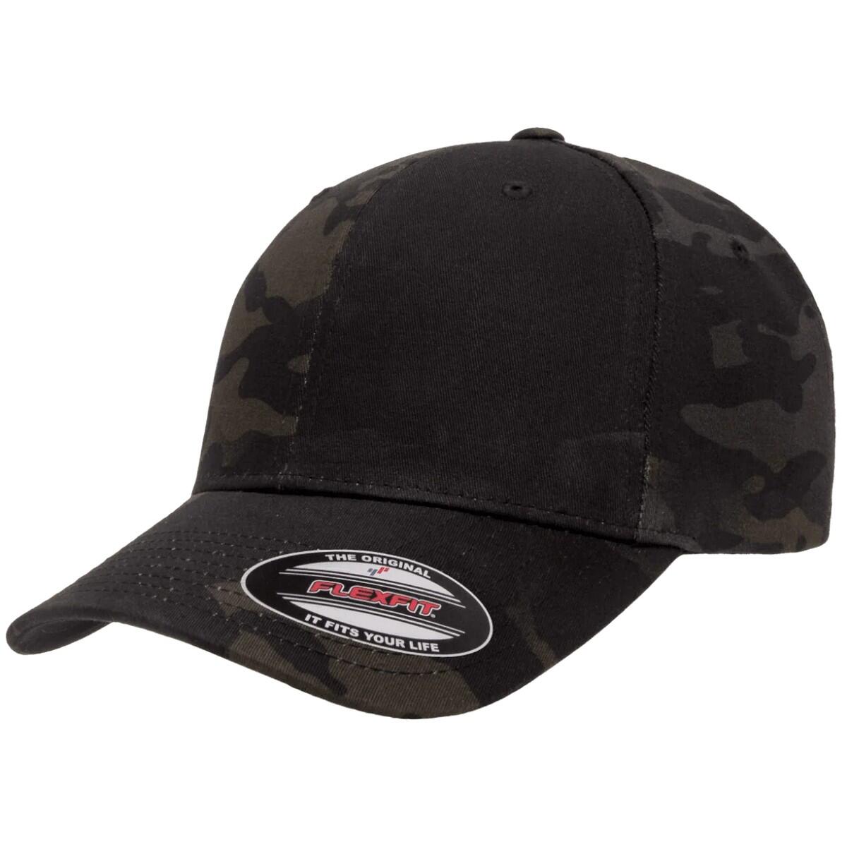 Cappellino Da Baseball Flexfit Multicam Nero 3/3