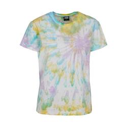 Dames Tie Dye boyfriend Tshirt (Pastel)