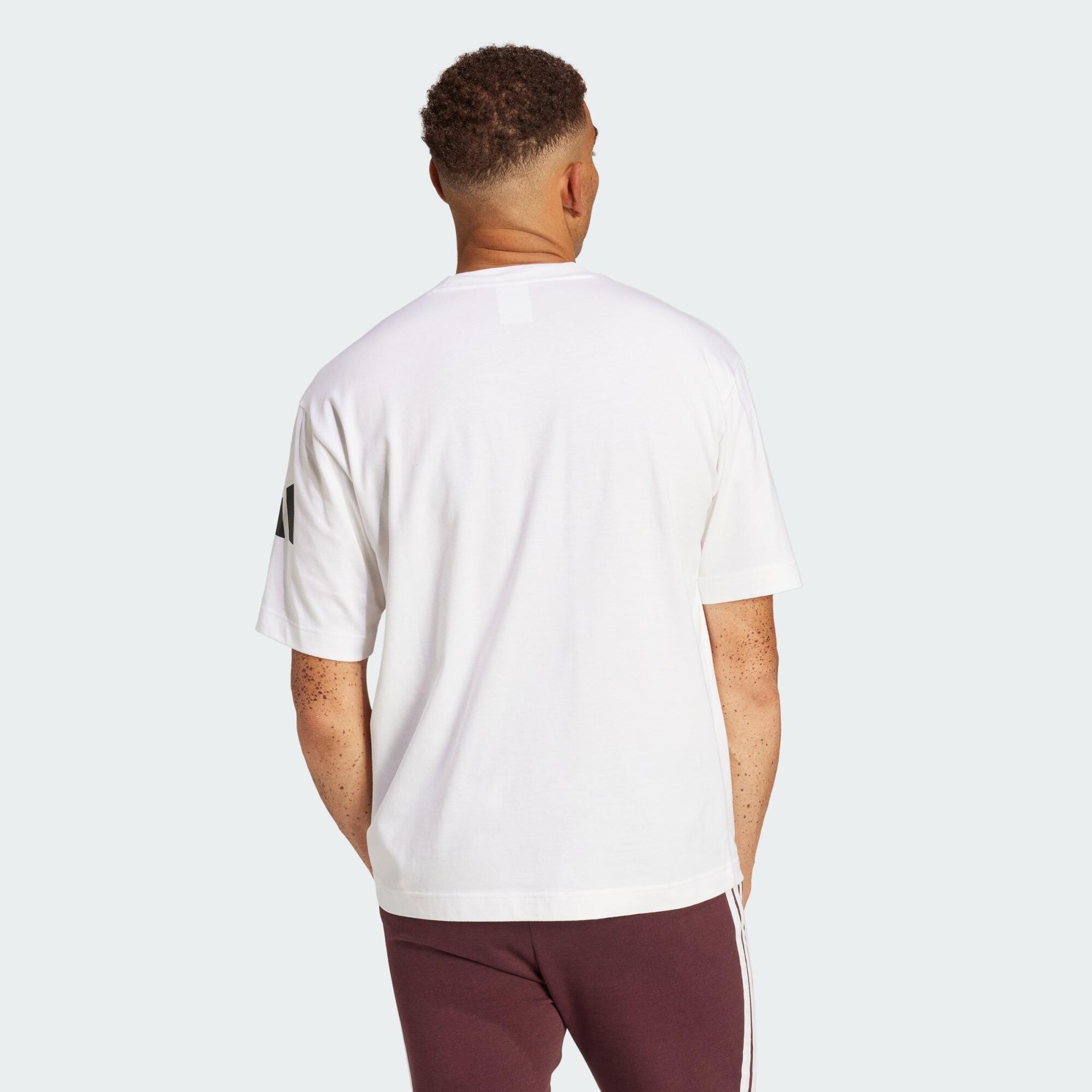 Essentials Loose Fit 3 Bar Logo T-Shirt 3/5