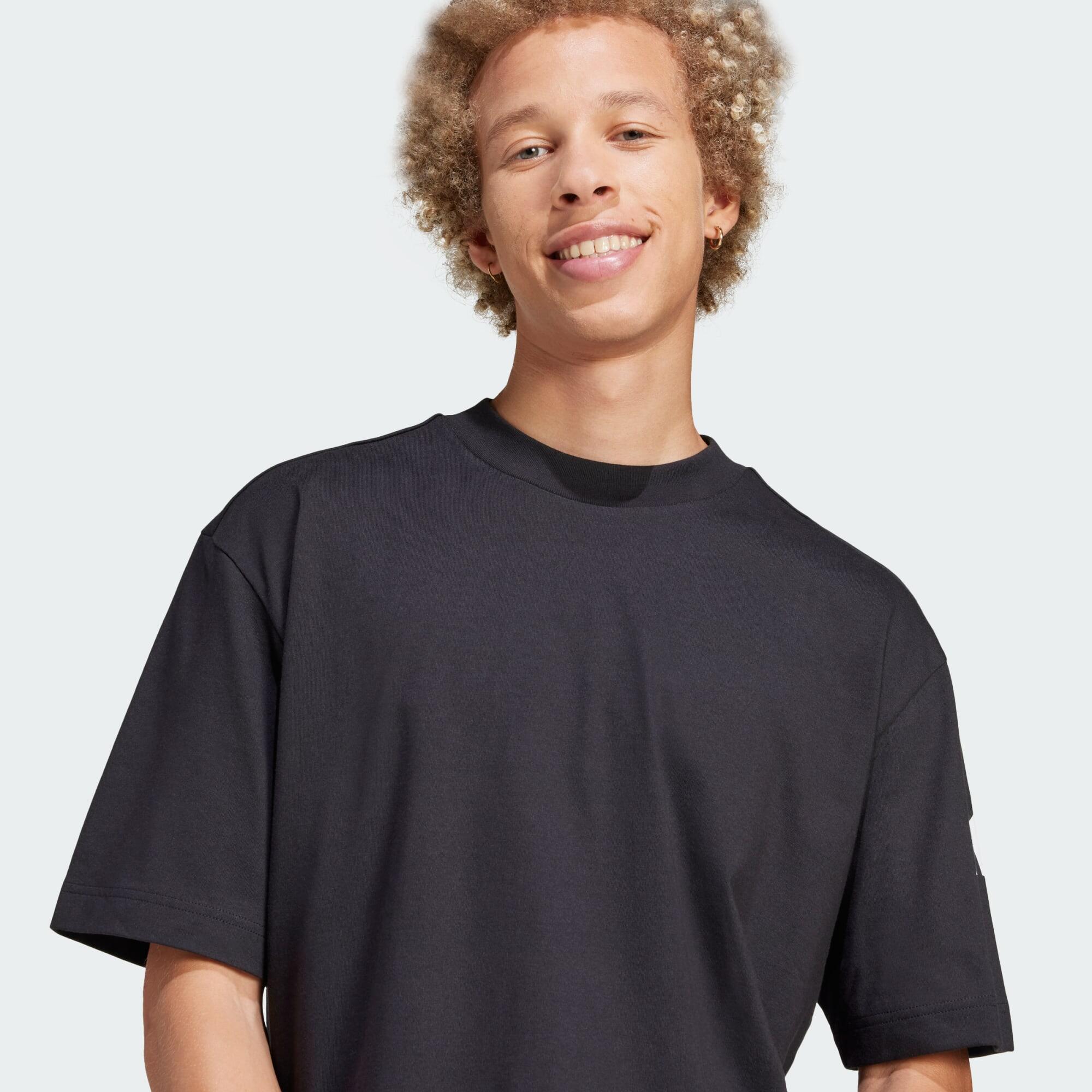 Essentials Loose Fit 3 Bar Logo T-Shirt 4/6