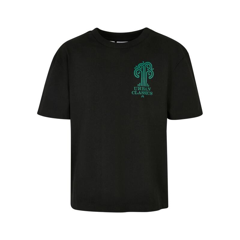 Jongens Boom Biologisch Logo TShirt (Zwart)