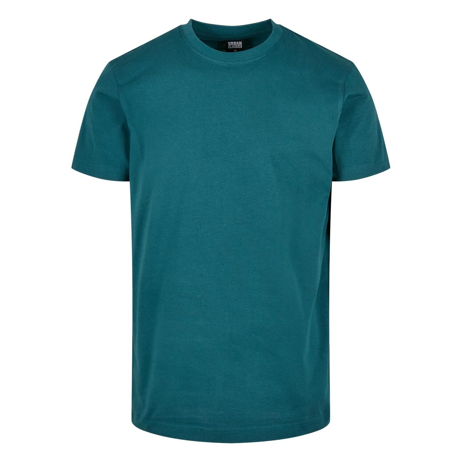Heren Basis Effen Tshirt (Teal) 1/2