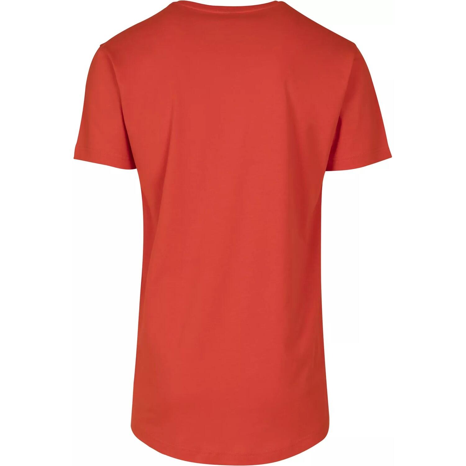 Maglietta Lungo Modellato Uomo Urban Classics Arancia Rossa 2/2
