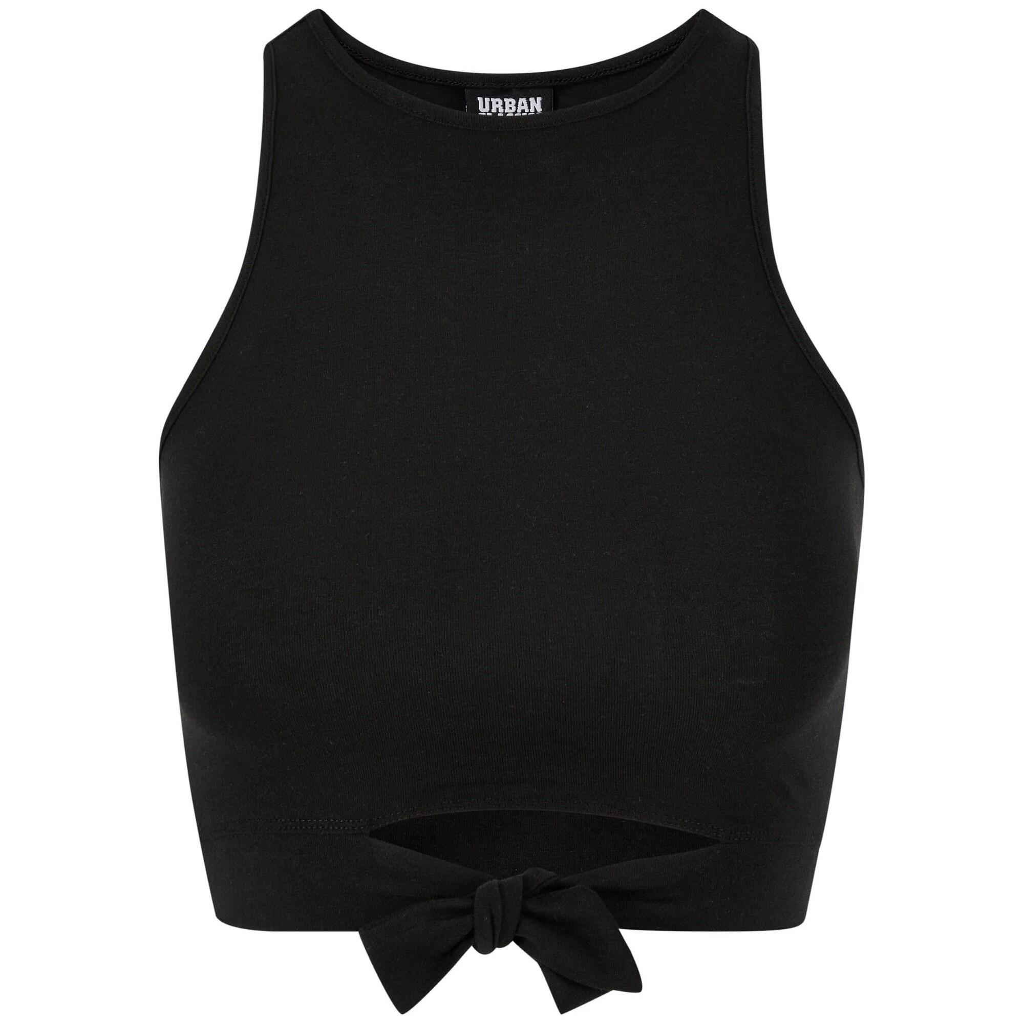 Womens/Ladies Front Knot Crop Top