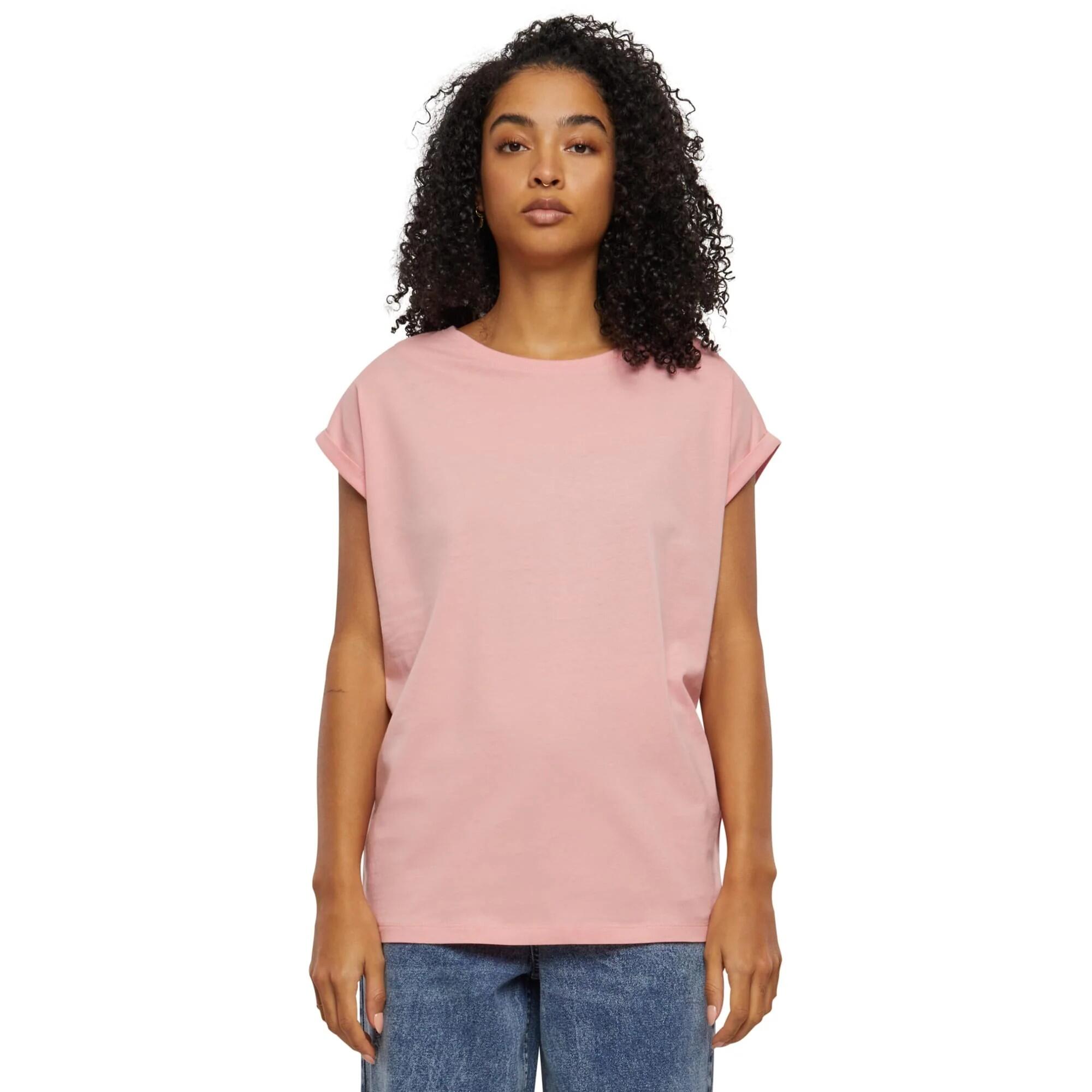 Maglietta Spalla Estendibile Donna Urban Classics Limonata Rosa 3/3