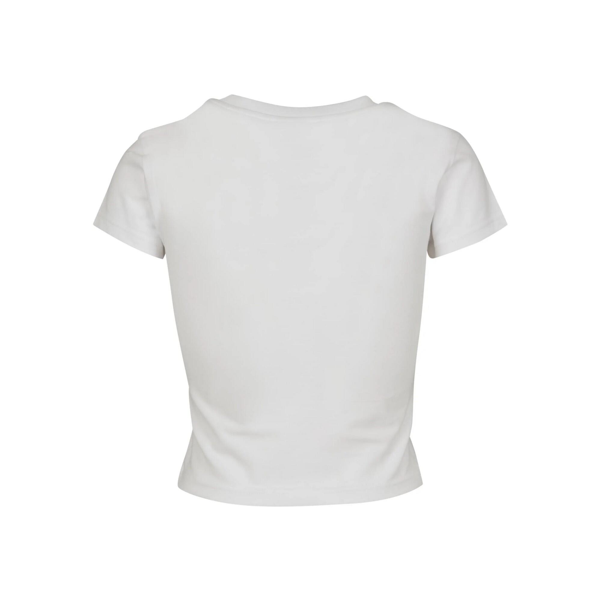 Tshirt Court Femme (Blanc) 2/4