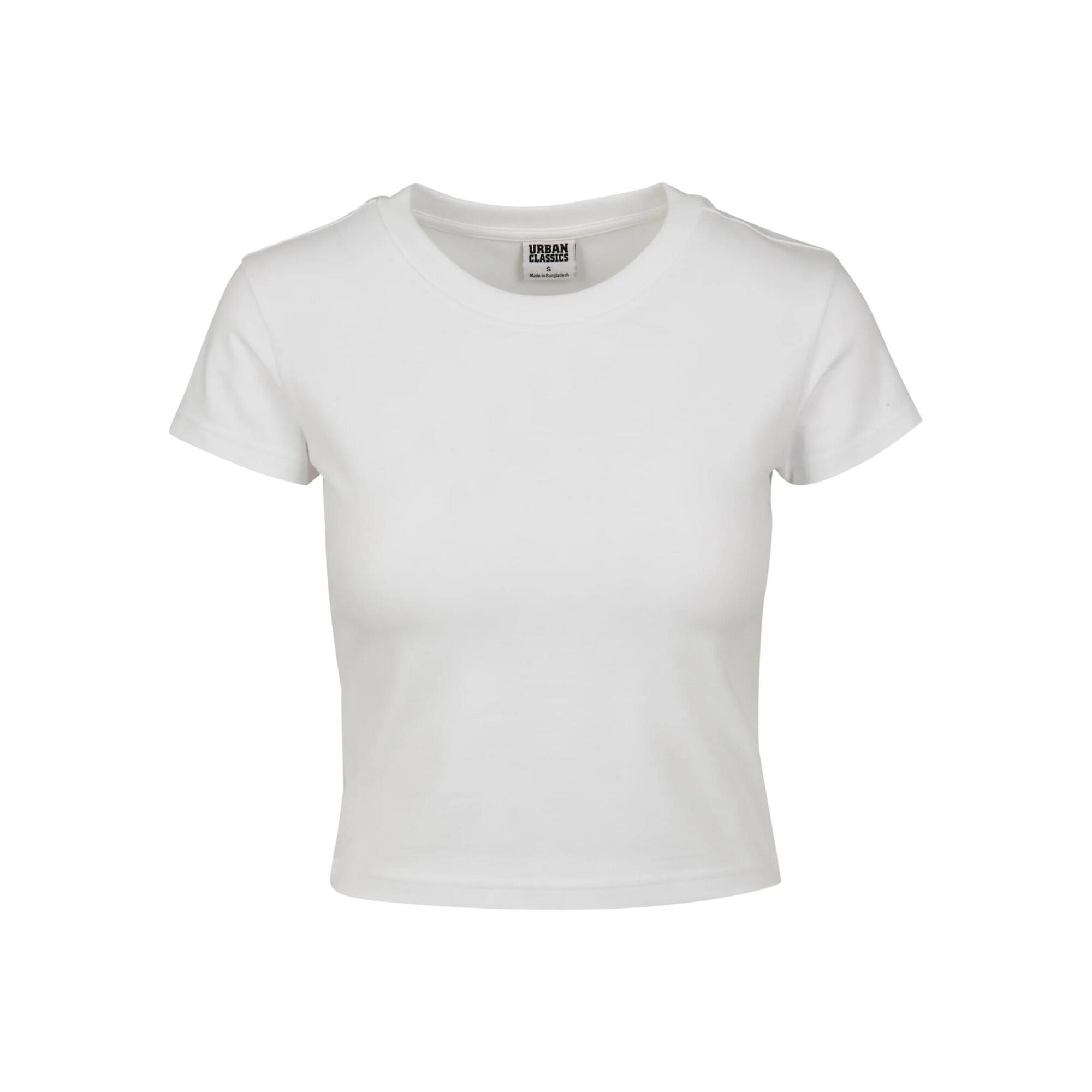 Tshirt Court Femme (Blanc) 1/4