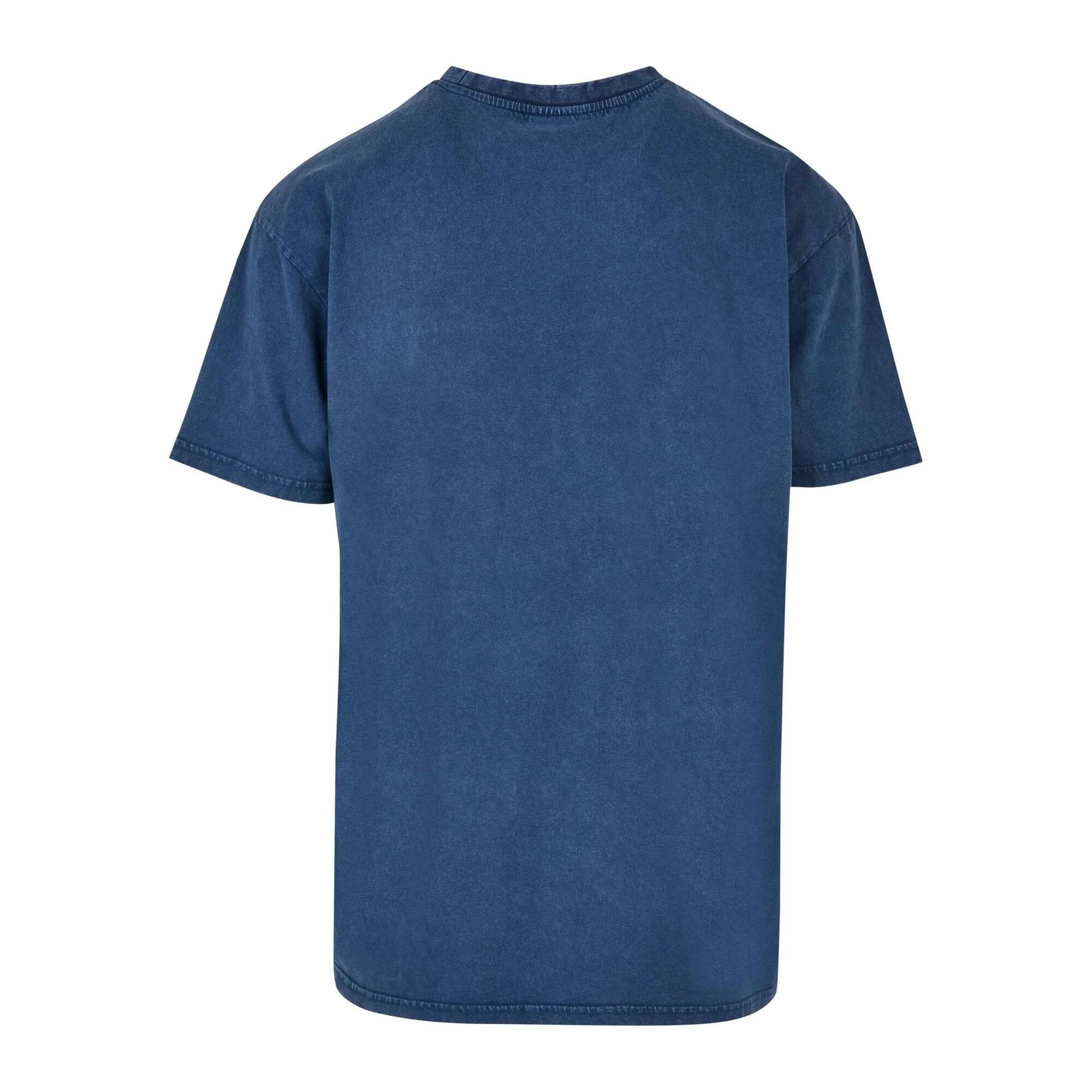 Maglietta Oversize Ricamato Uomo Urban Classics Blu Spazio 2/4