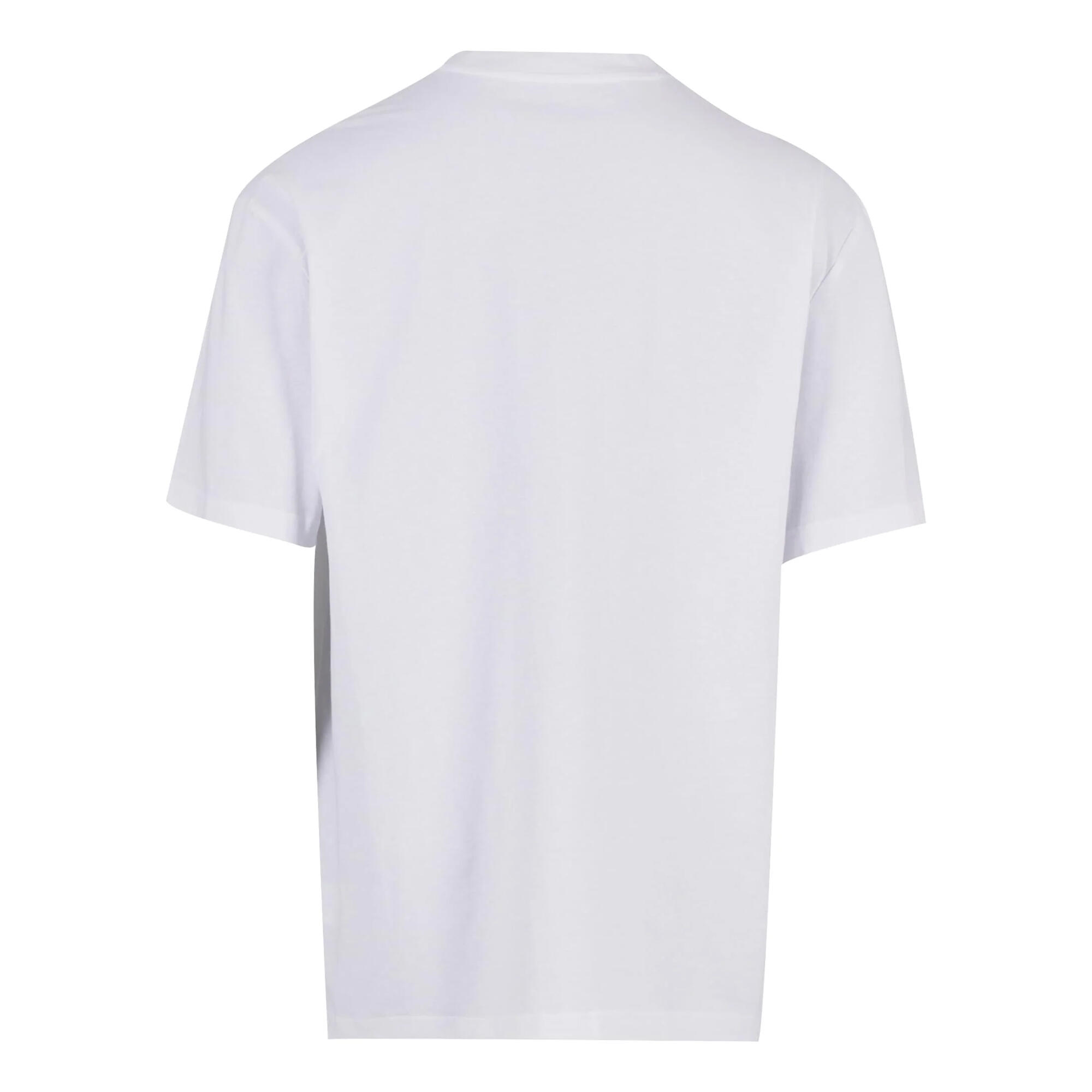 Maglietta Alto Logo Uomo Urban Classics College Bianco 2/2