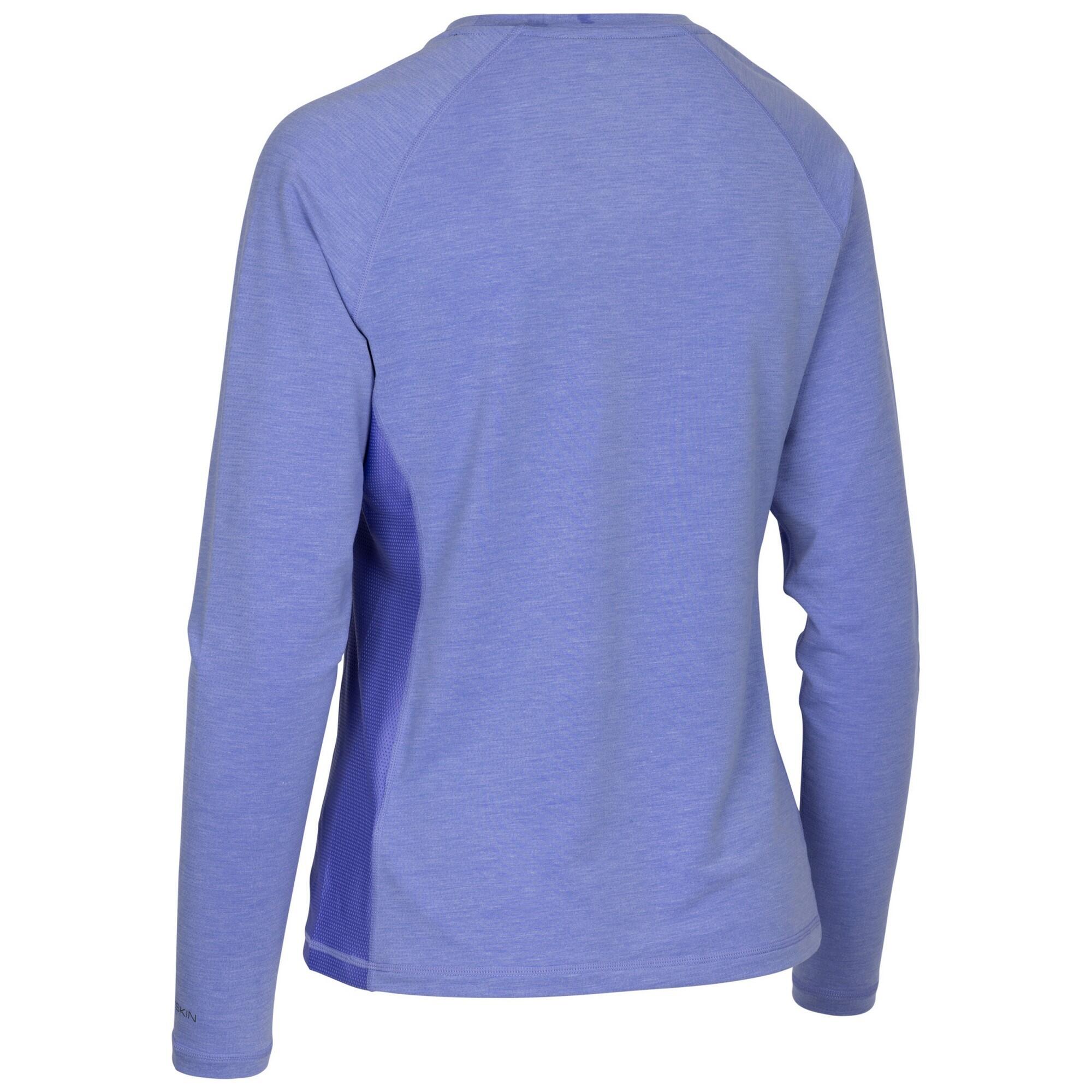 Jersey Katherine DLX para Mujer Azul Baja Jaspeada 2/3