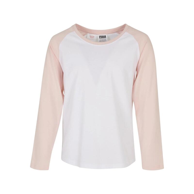 T-shirt Manches Longues Lulu Castagnette Pour Fille 10 Ans - Blanc Et Rose, Motif Graphique, Occasion Comme Neuf
