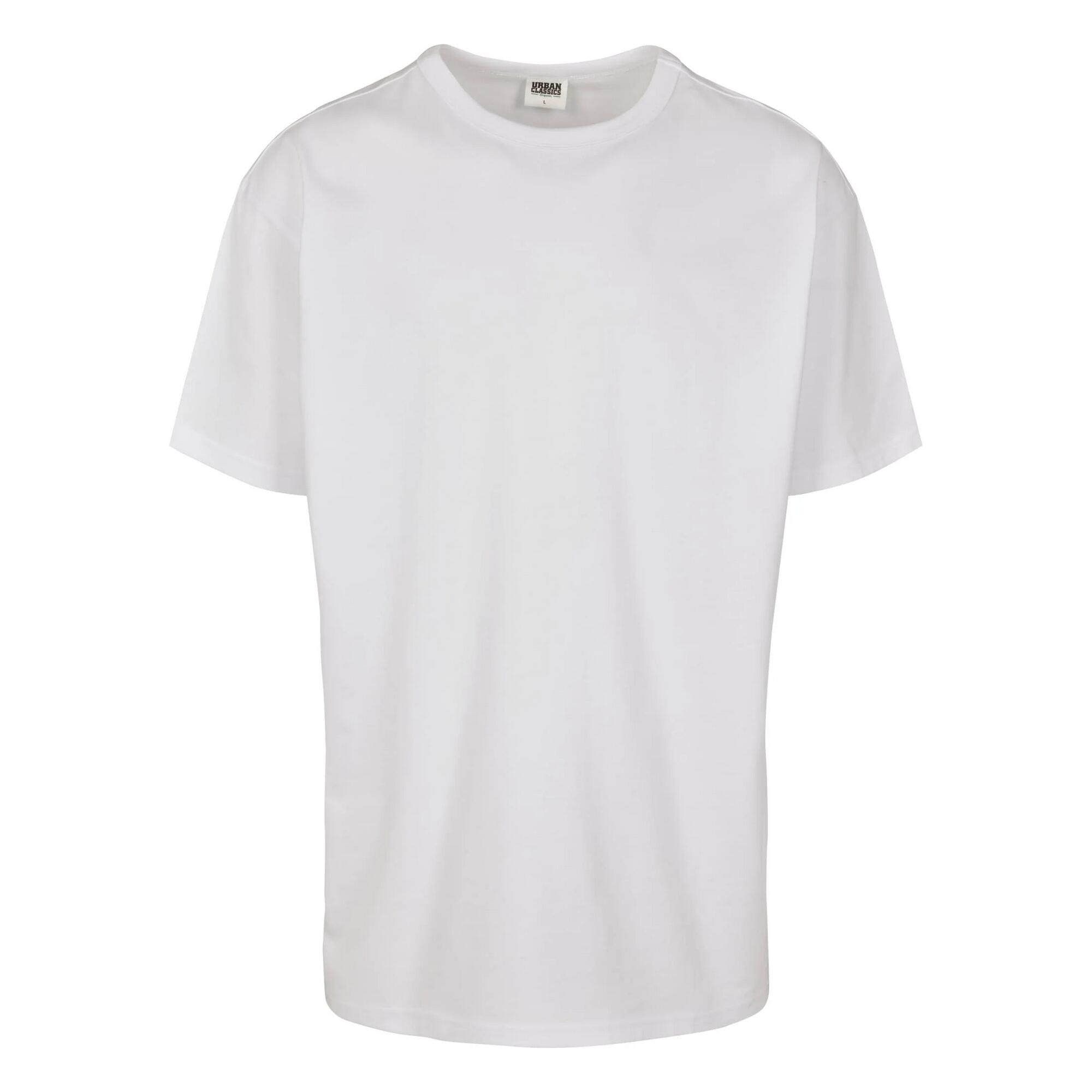 T-Shirt básica de algodão orgânico para homem Branco