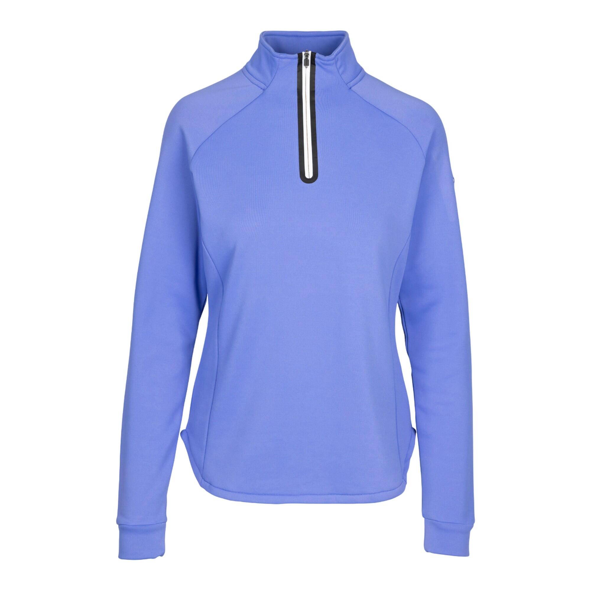 Trespass - Haut Manches Longues Mhairi Femme (bleu Violet) - Sweat-shirt - Bleu|gris - 36 Xs - Decathlon