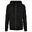 Heren Basic Badstof Full Zip Hoodie (Zwart)