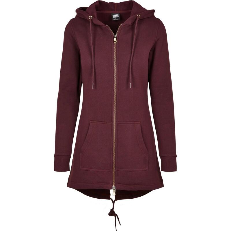 Parka sweat Femme (Bordeaux)