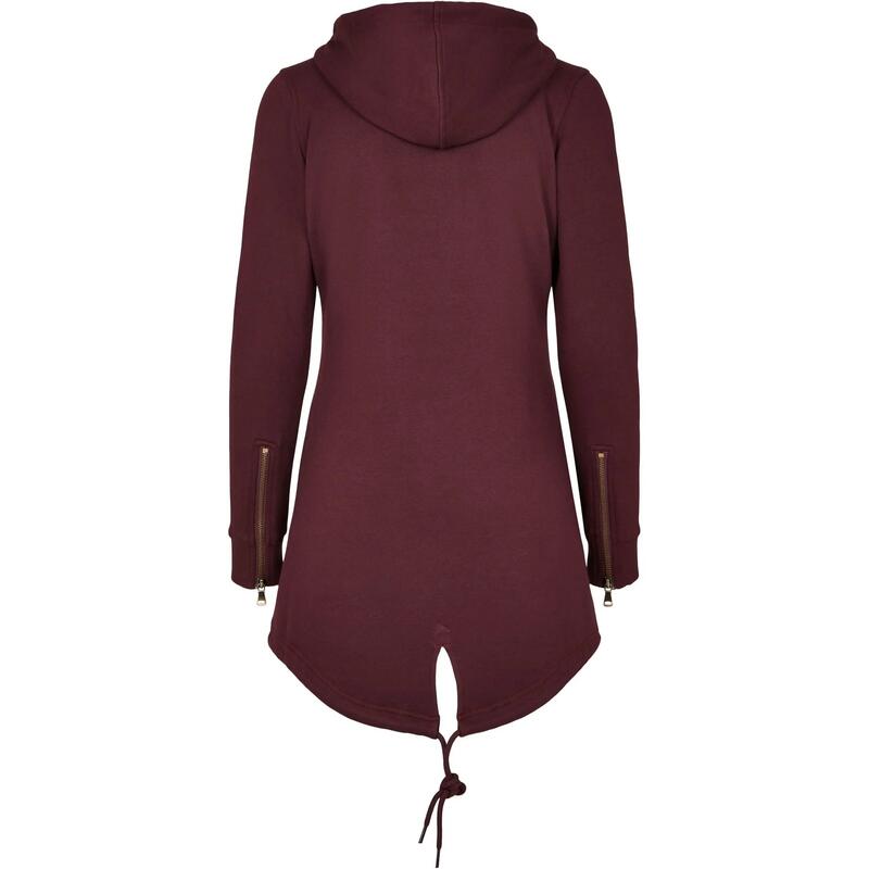 Parka sweat Femme (Bordeaux)