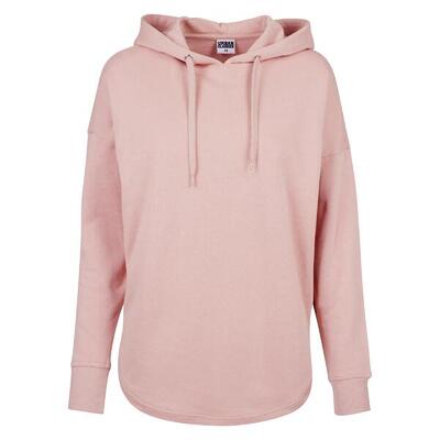 Dames terrycloth oversized hoodie (lichte roos)
