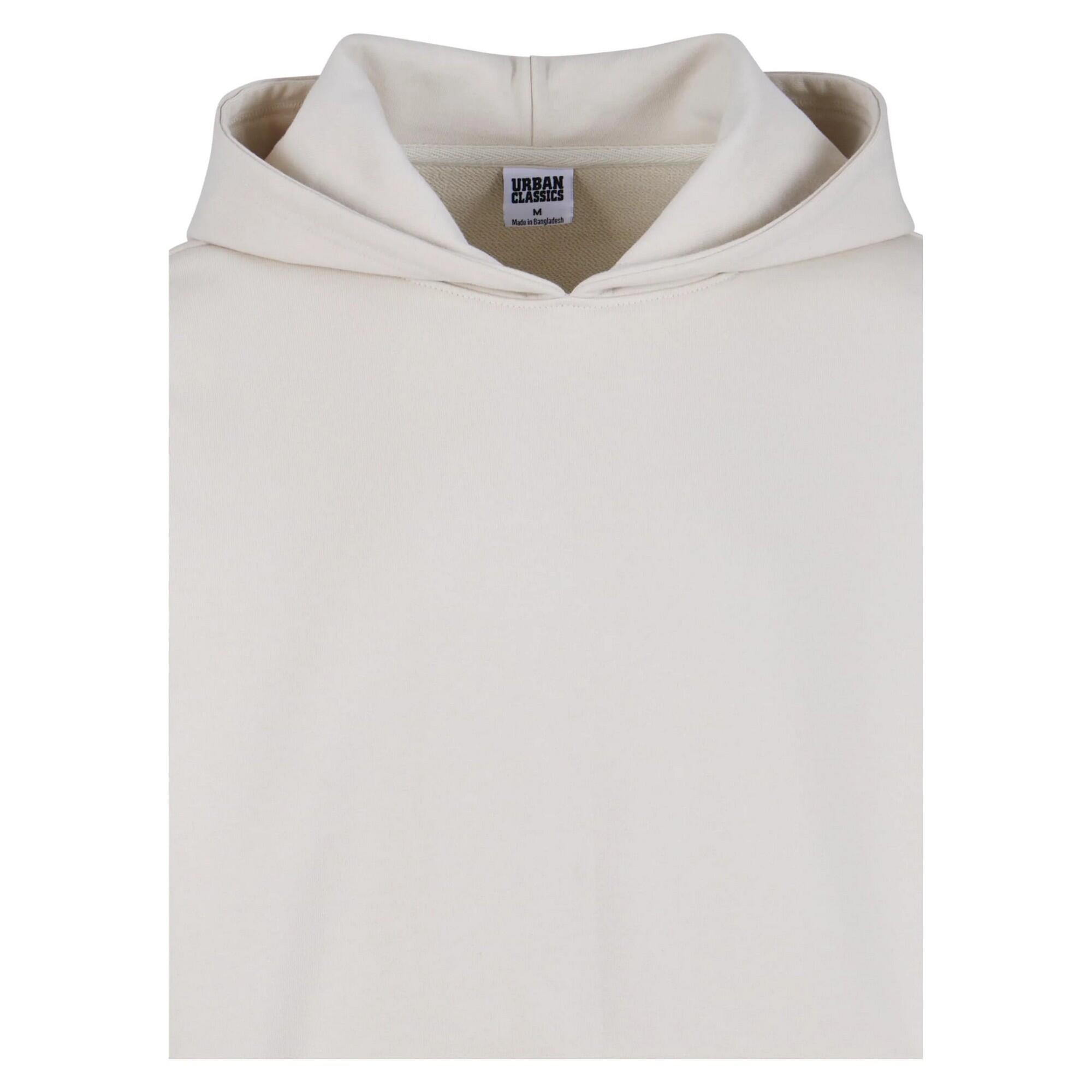 Felpa Con Cappuccio Ultra Pesante Uomo Urban Classics Sabbia Bianca 4/4