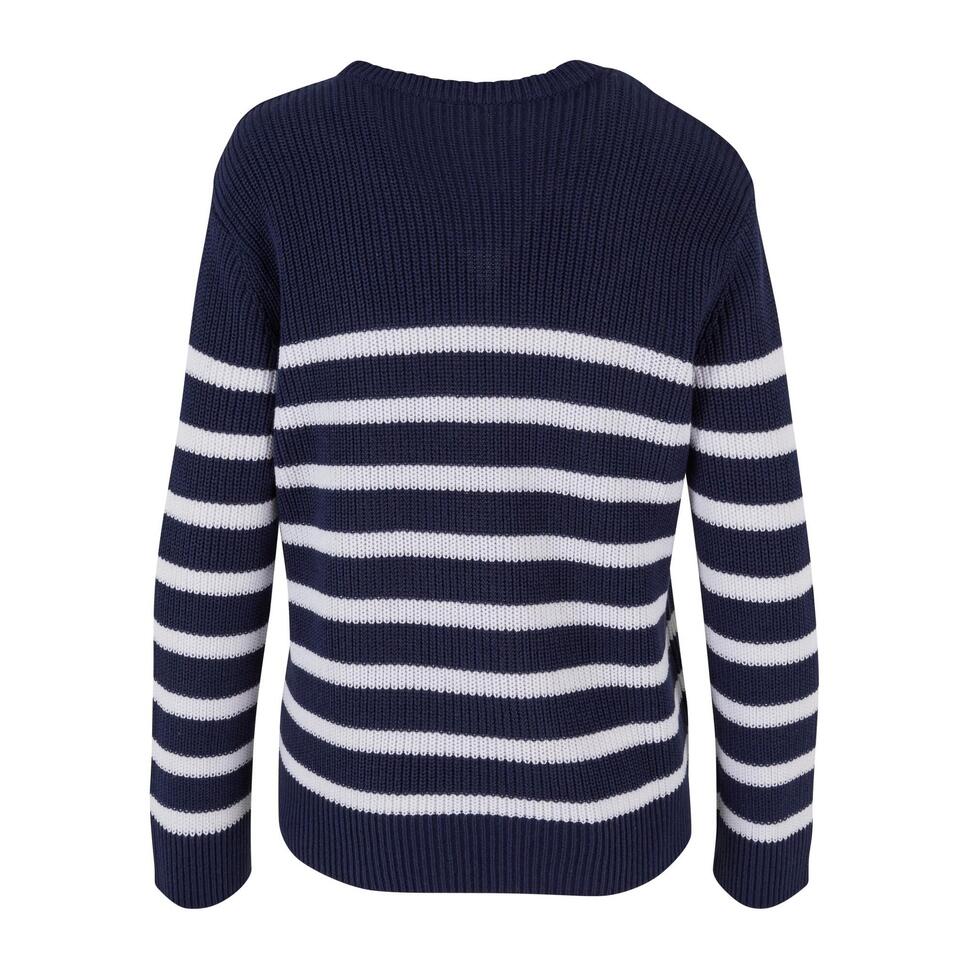 Sweter Damski W Paski Prążkowana