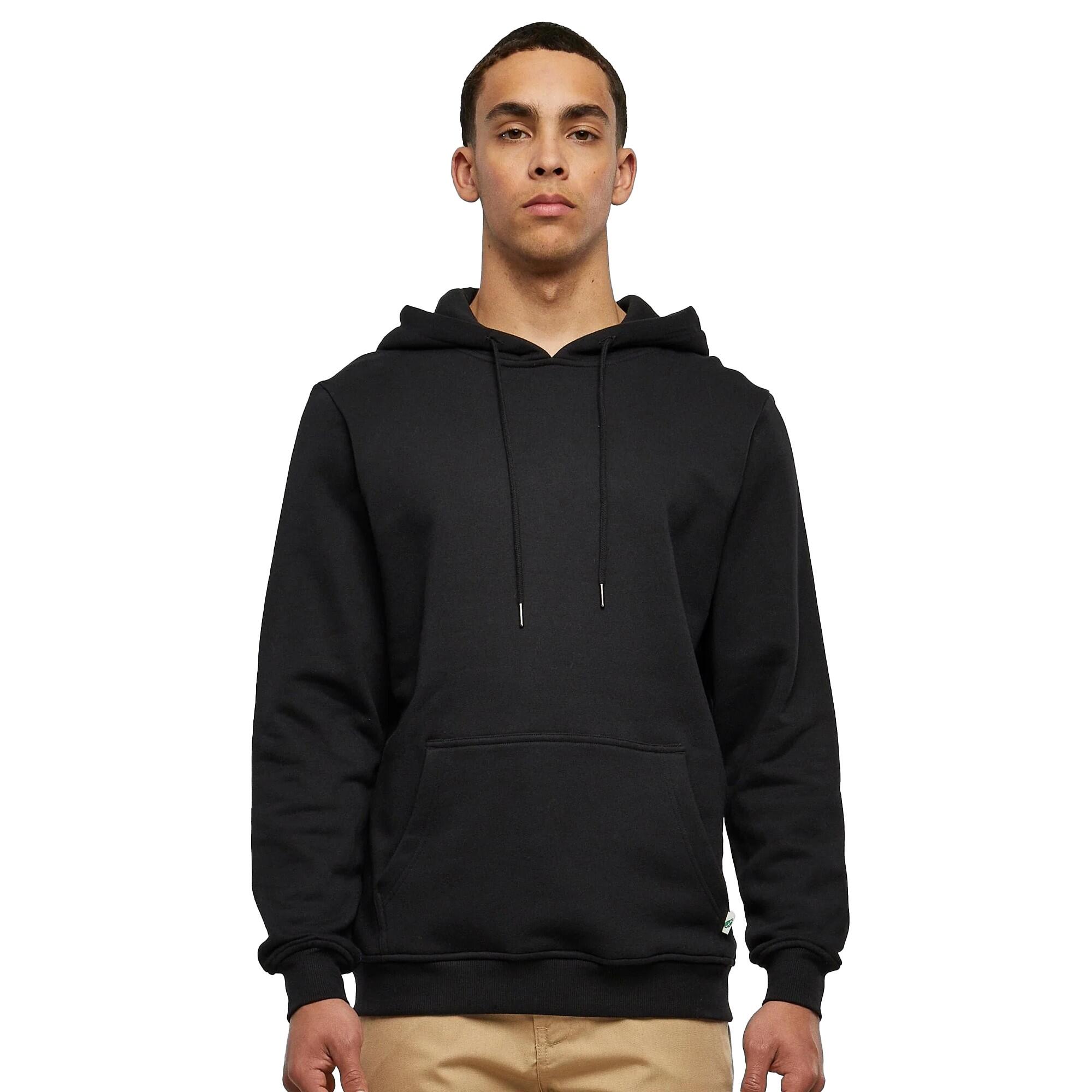 Felpa Con Cappuccio Uomo Urban Classics Basic Nero 3/3