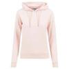 Dames Effen Hoodie (Roze)