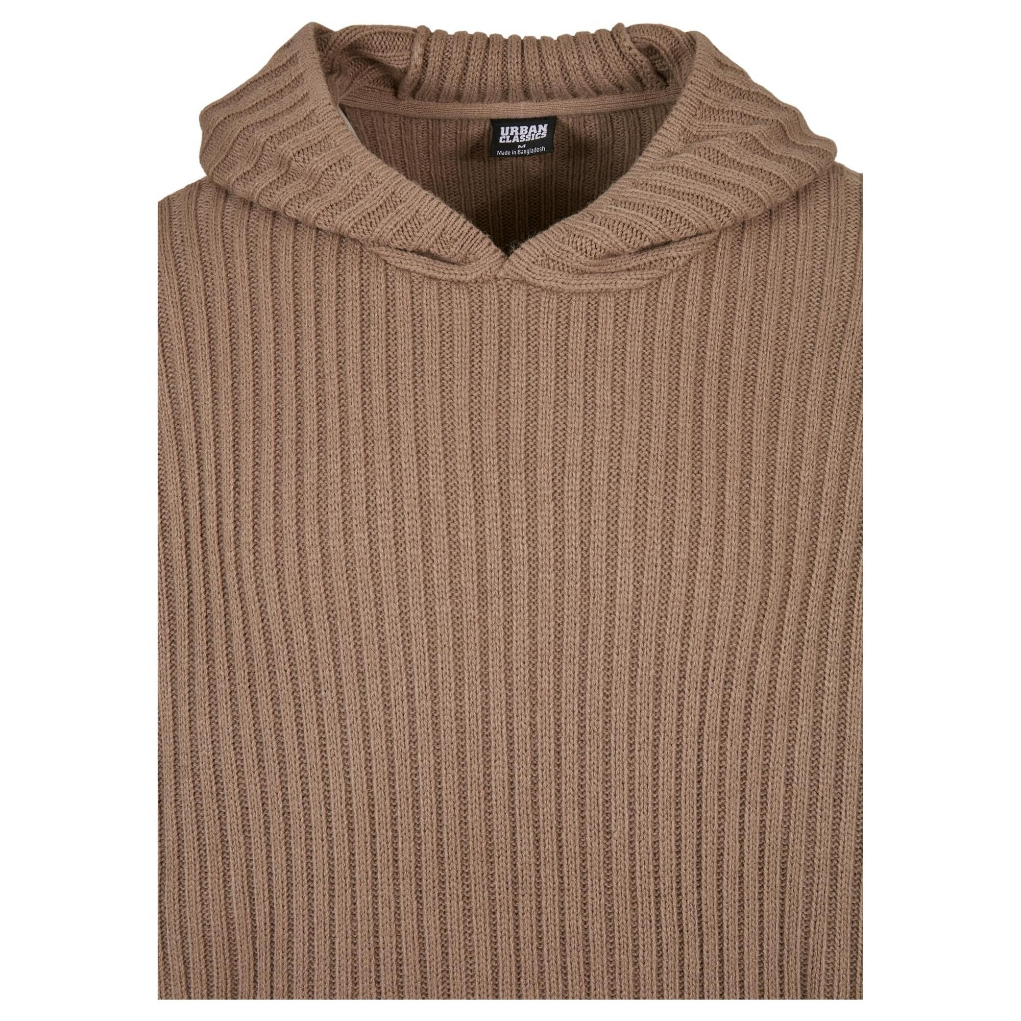 Felpa Con Cappuccio Uomo Urban Classics Cachi Scuro 3/3