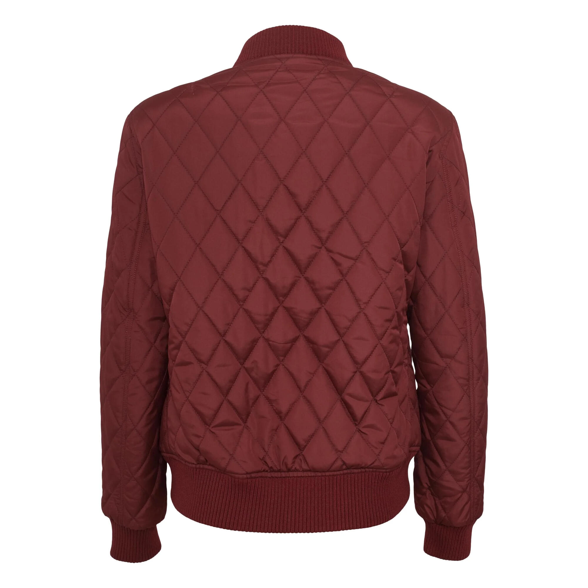 Giacca Diamante Trapuntato Donna Urban Classics Borgogna 2/4