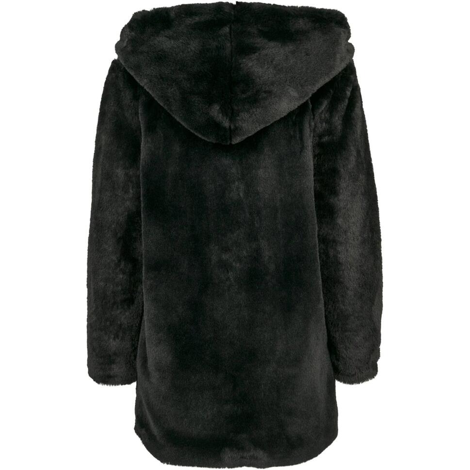 Płaszcz Damski Z Kapturem Teddy Fleece