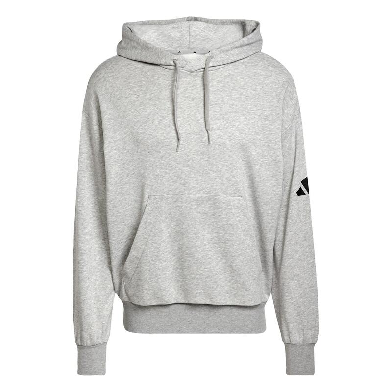 Mikina Essentials Loose-Fit 3 Bar Logo French Terry