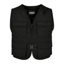 Dames kort tactisch vest (Zwart)