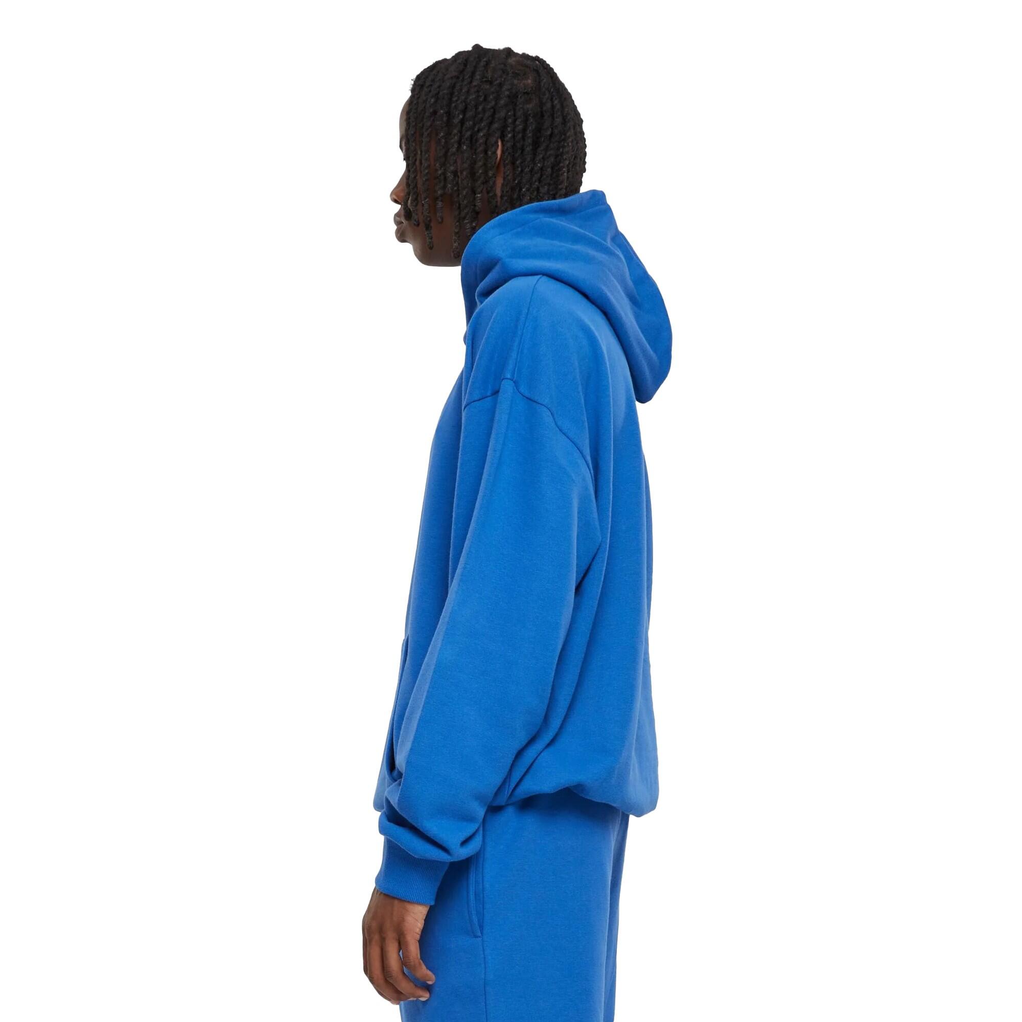 Felpa Con Cappuccio Leggera Uomo Urban Classics Blu Reale 3/3
