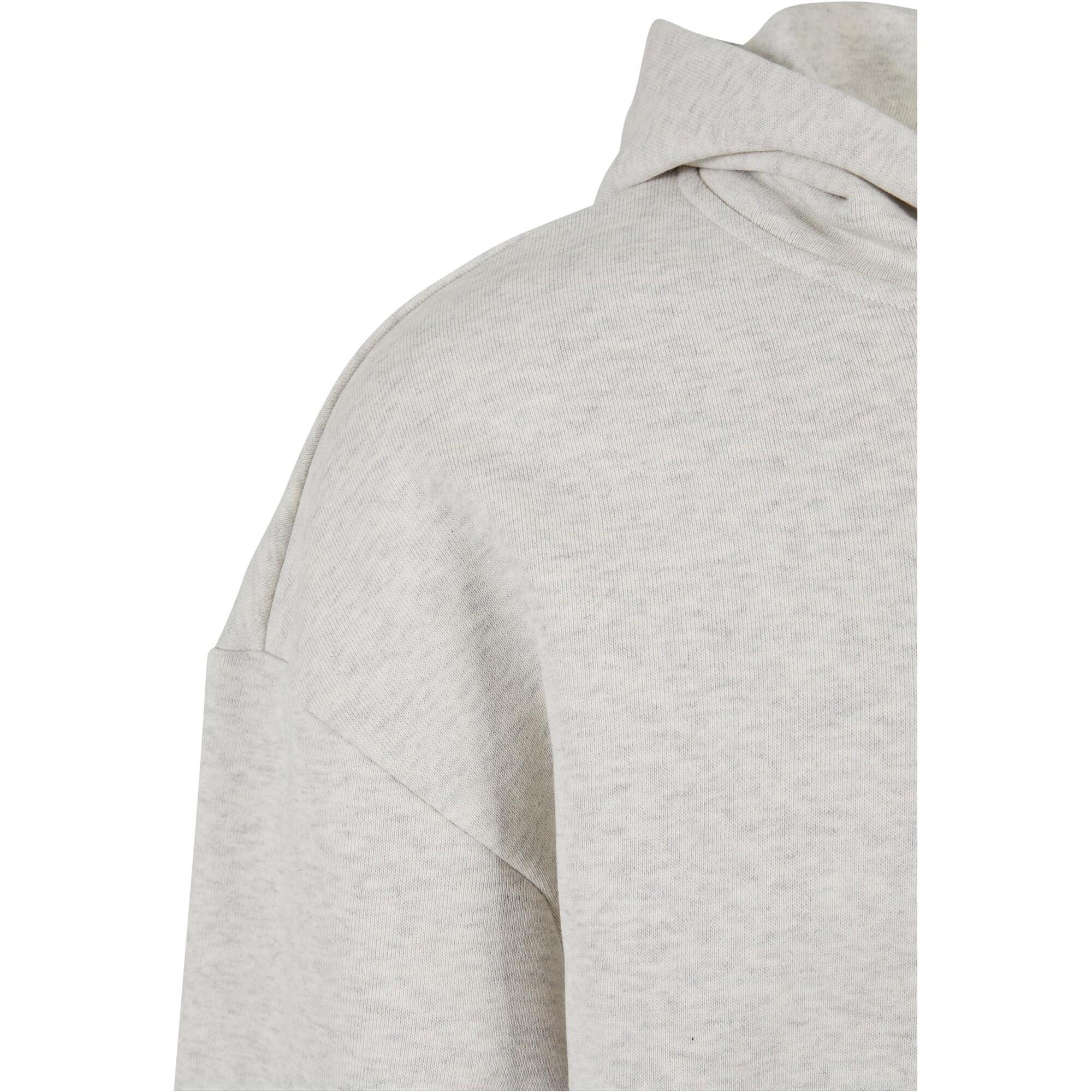 Felpa Con Cappuccio Ultra Pesante Uomo Urban Classics Grigio Chiaro 3/4