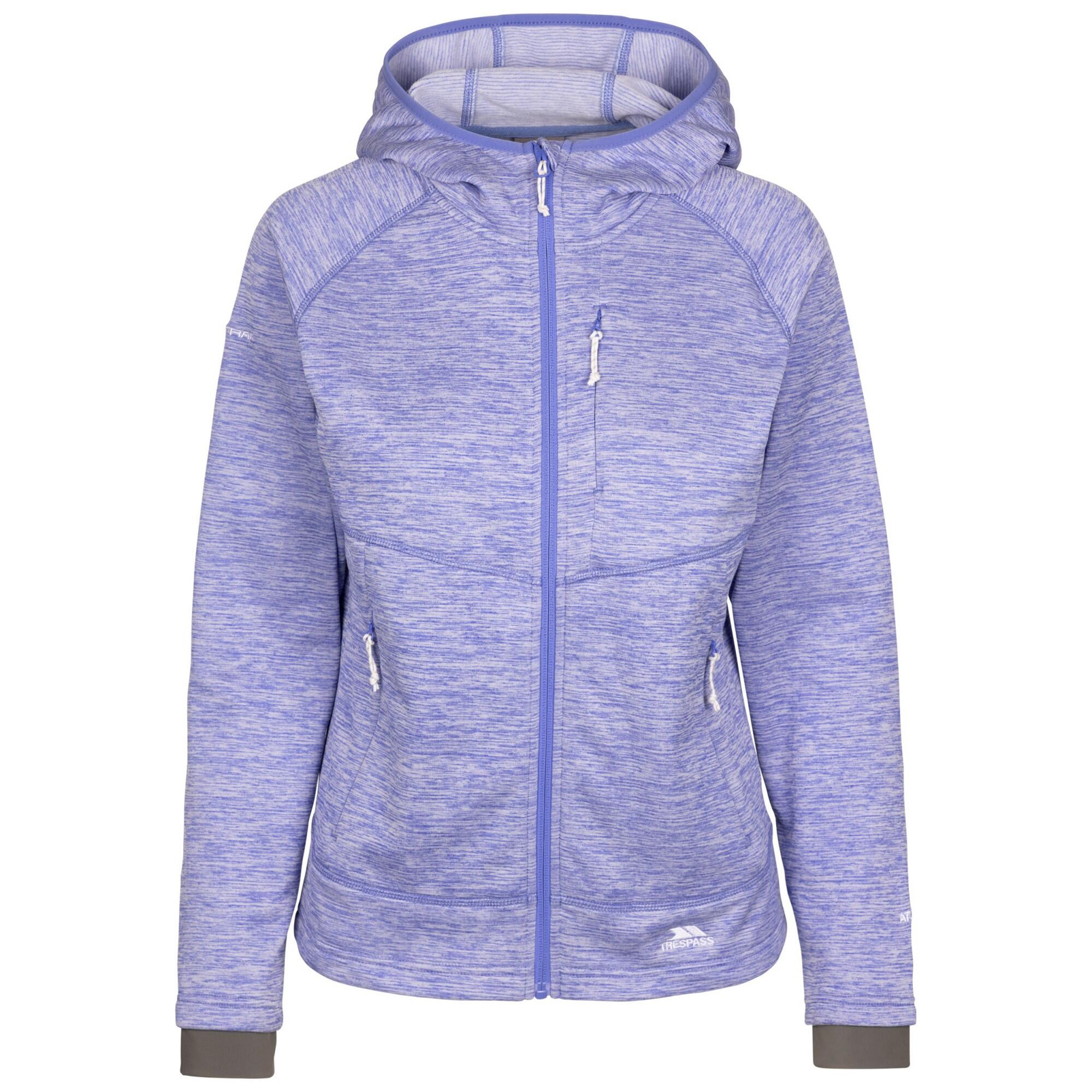 Trespass - Veste Polaire Tara Femme (bleu Violet) - Veste - Bleu|gris - 42 M/l - Decathlon
