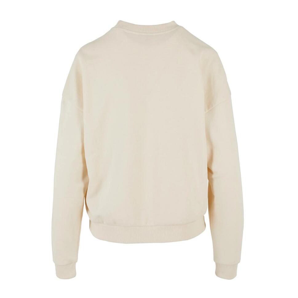 Bluza Damska Frotte Z Okrągłym Dekoltem Oversize
