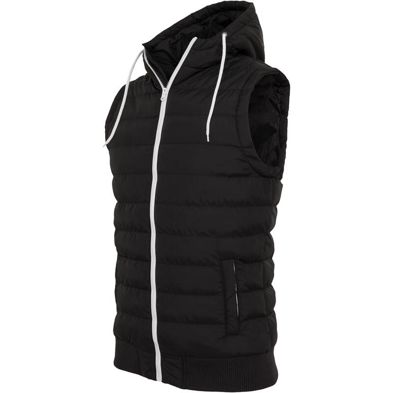 Gilet Drumeții În Natură Urban Classics Cu Glugă Contrast Bărbați