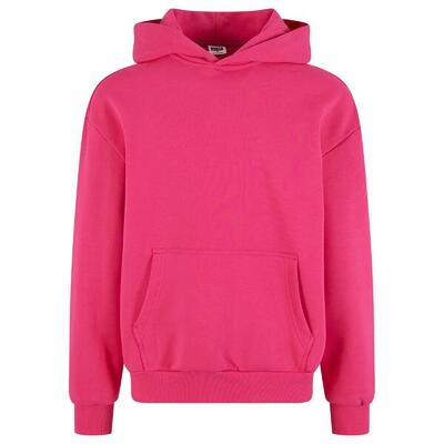 Heren ultra zware oversized hoodie (hibiscus roze)