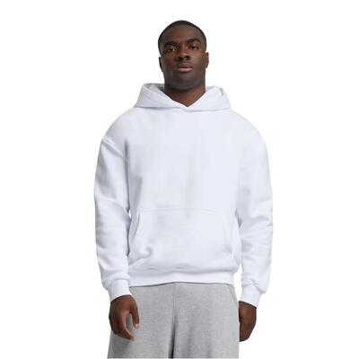 Heren ultra zware oversized hoodie (wit)