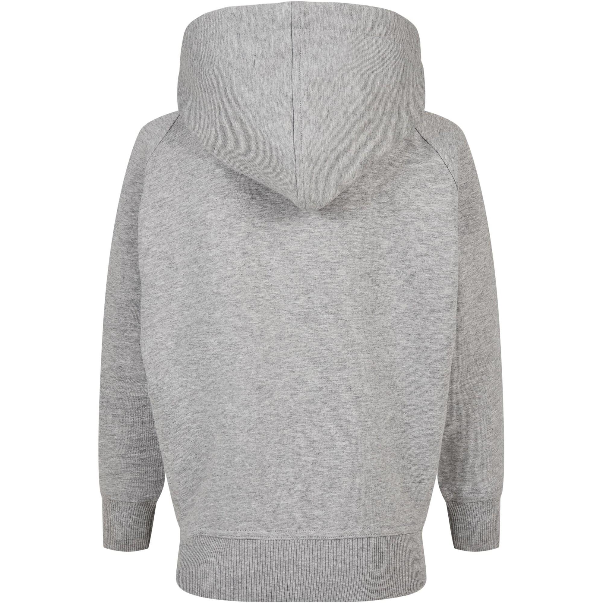 Felpa Con Cappuccio Semplice Ragazzi Urban Classics Blank Grigio 2/2