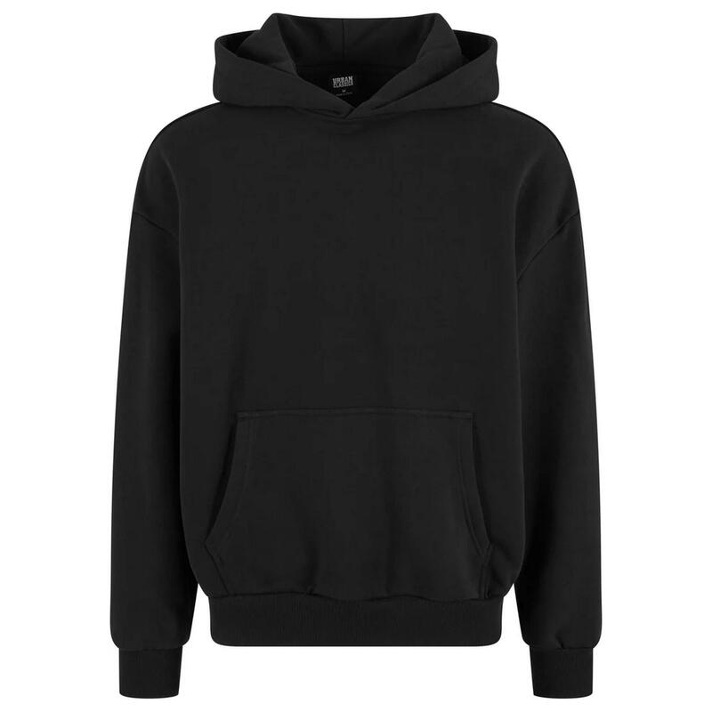 Oversized herenhoodie Basic (Zwart)