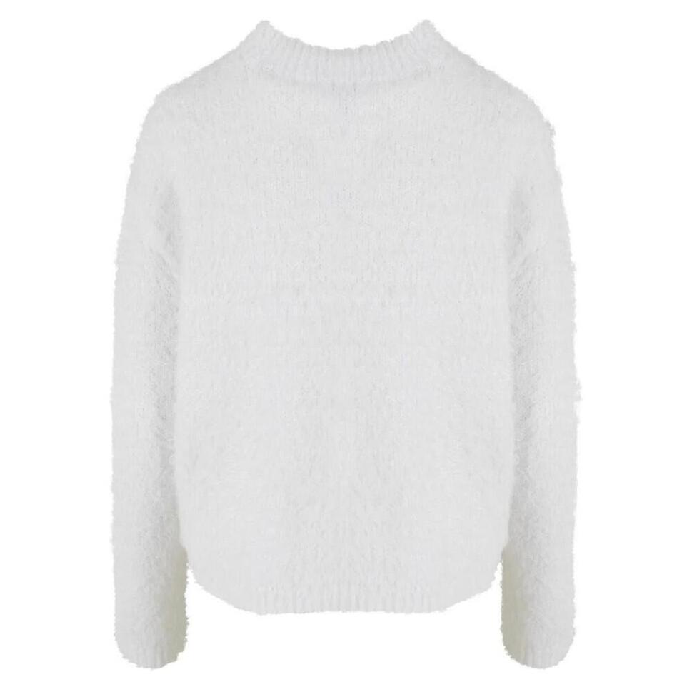 Damski Sweter Ze Sztucznymi Piórami