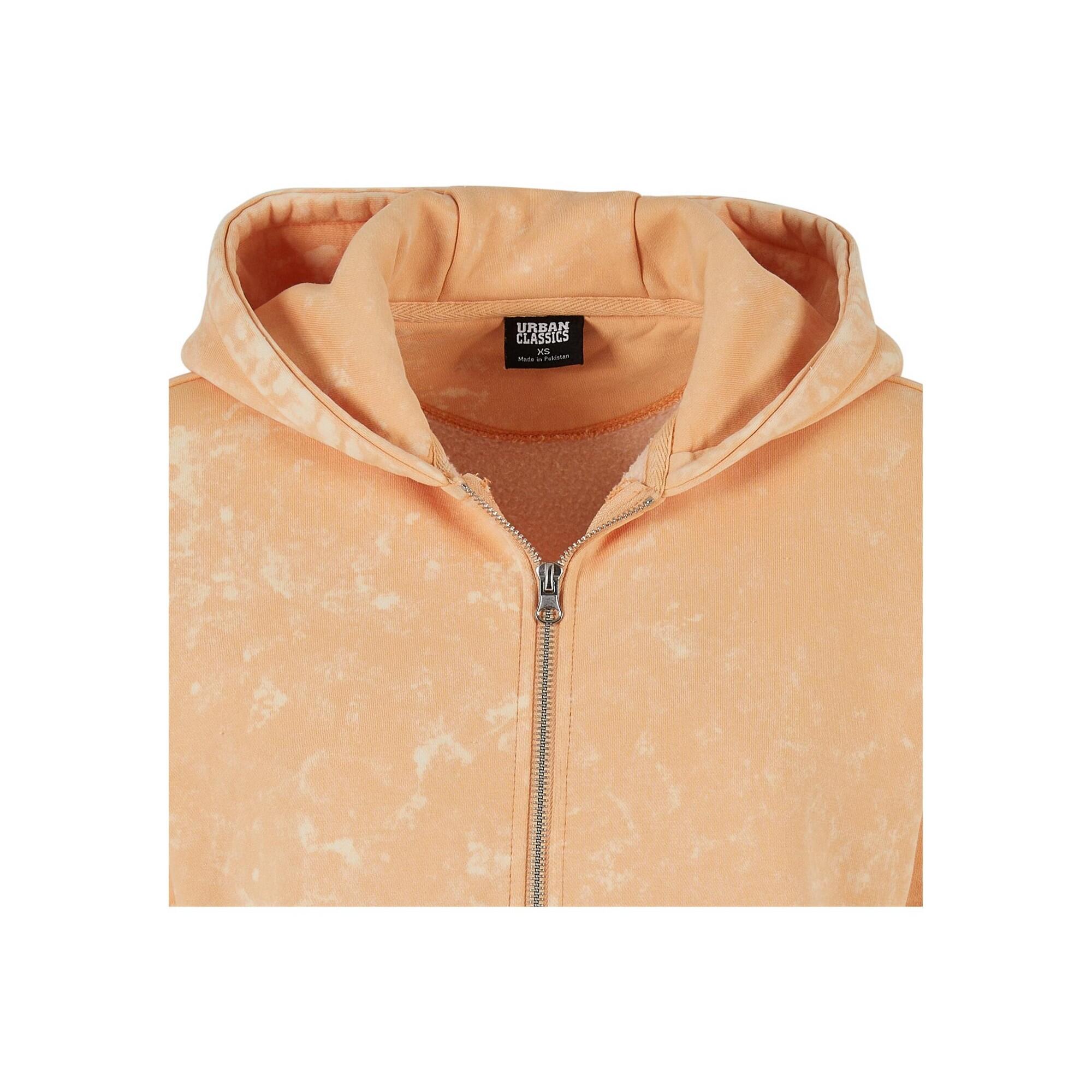 Felpa Con Cappuccio E Zip Intera Corto Oversize Lavato Donna Urban Classics 4/4