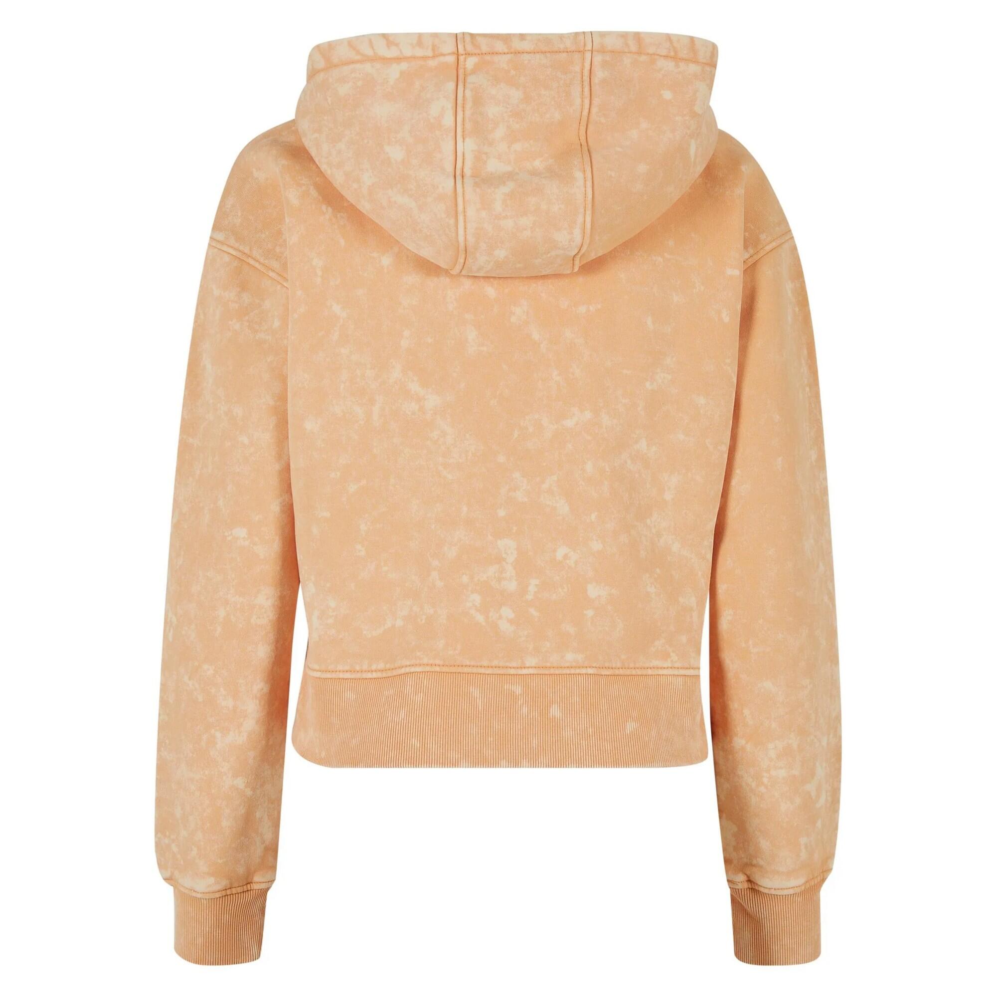 Felpa Con Cappuccio E Zip Intera Corto Oversize Lavato Donna Urban Classics 2/4