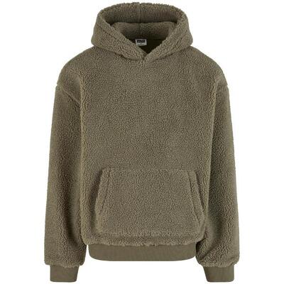 Felpa Con Cappuccio Oversize Uomo Urban Classics Sabbia Bianca