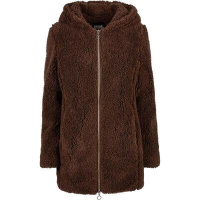 Dames sherpa jas (bruin)