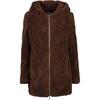 Dames Sherpa Jas (Bruin)