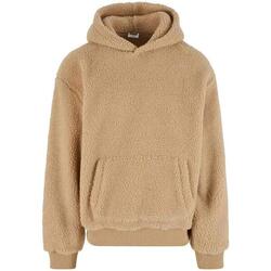 Heren Teddy Fleece Oversized Hoodie (Beige)